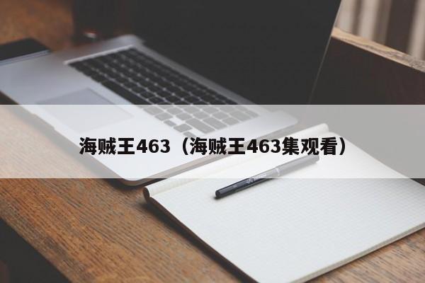 海贼王463（海贼王463集观看）