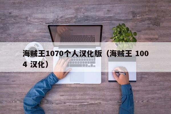 海贼王1070个人汉化版（海贼王 1004 汉化）