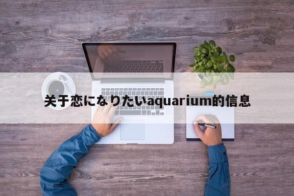 关于恋になりたいaquarium的信息